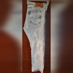 Levi’s Men’s 501 Button Fly Acid Wash Jeans Size 40 x 30
